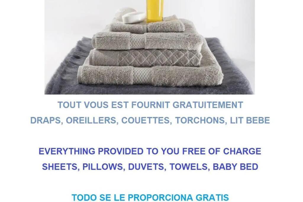 Charmant T2 en COEUR de VILLE - 2 lits + lit bébé - Wifi - Imprimante Carcasona Exterior foto