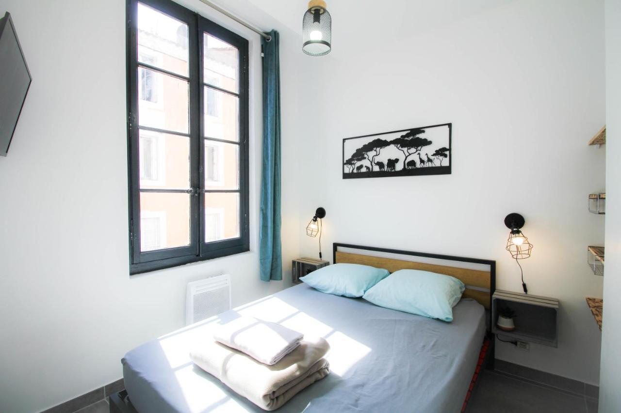 Charmant T2 en COEUR de VILLE - 2 lits + lit bébé - Wifi - Imprimante Carcasona Exterior foto